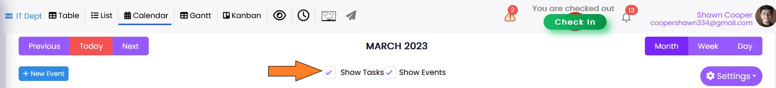AI Task Description feature